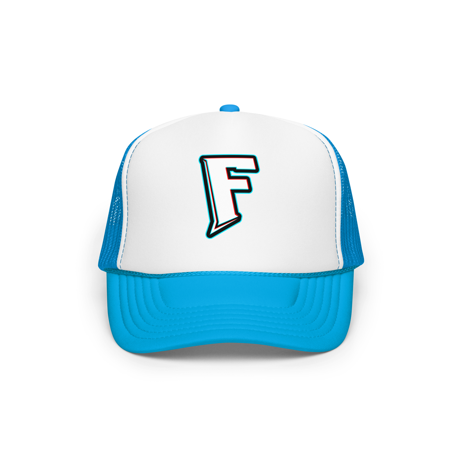 Fax Logo Foam trucker hat (Blue)