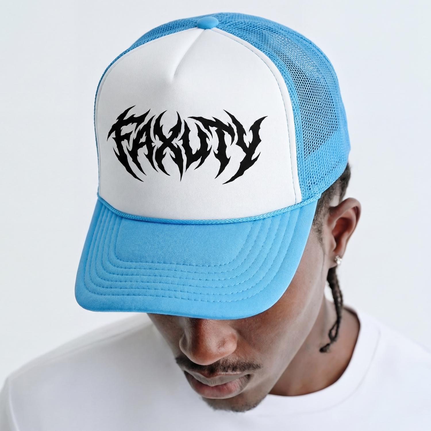 Faxuty Foam trucker hat (Blue)
