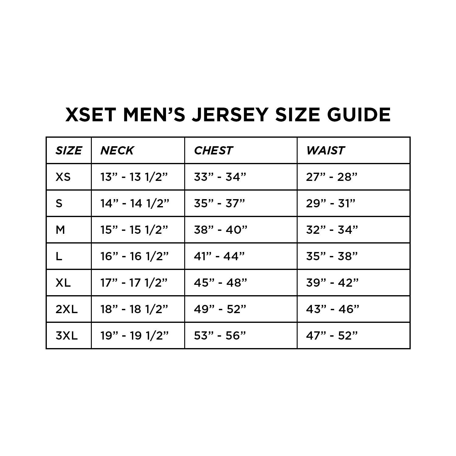 XSET OFFICIAL RITUAL JERSEY