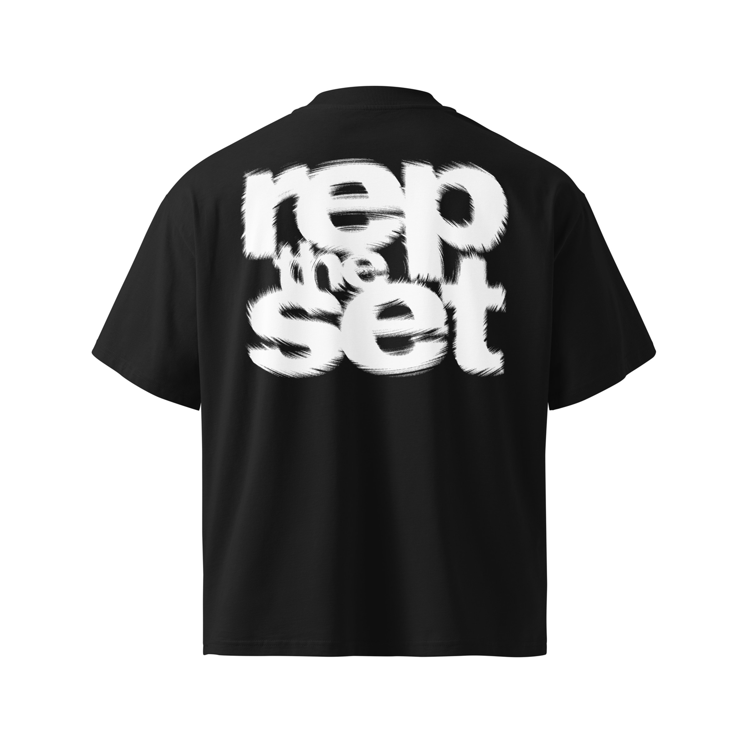 The Spin Cycle Oversized Tee in Black