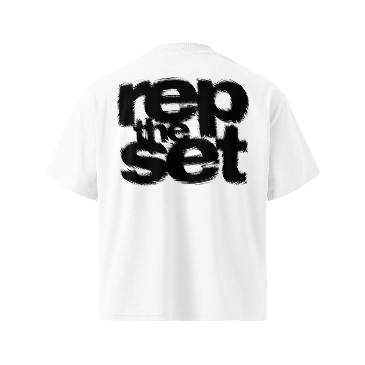 The Spin Cycle Oversized Tee in White