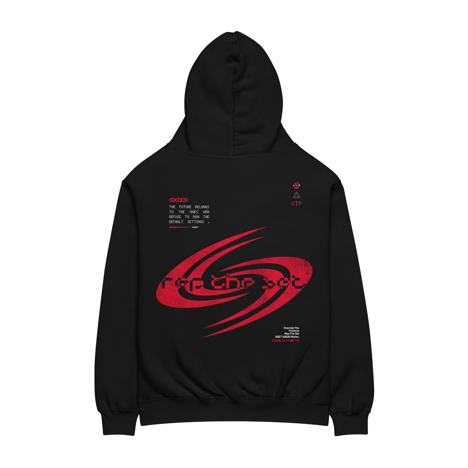Xset Spiral System Hoodie (Black)