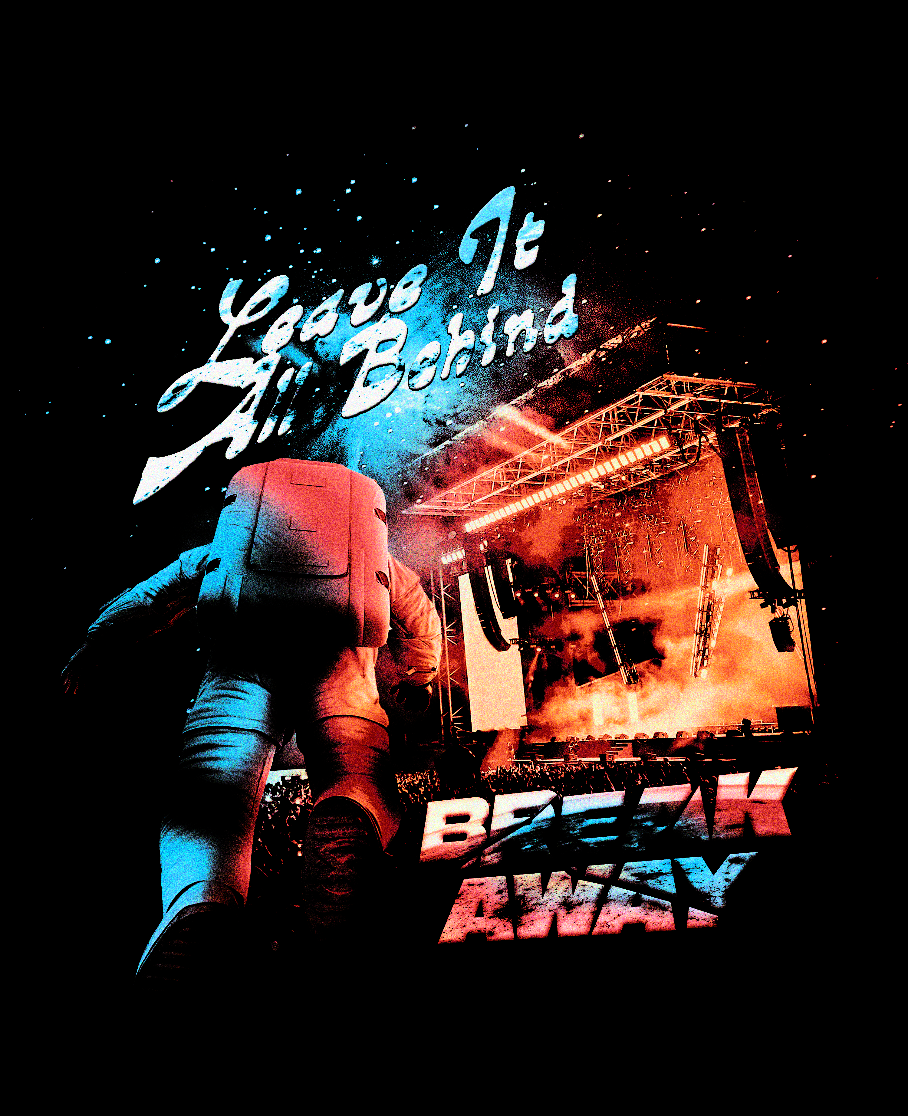 XSET & BREAKAWAY LEAVE IT BEHIND TEE