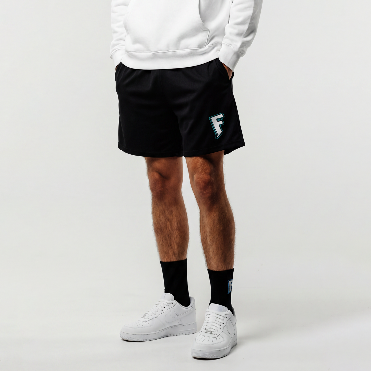 Fax Blackout Athletic Shorts