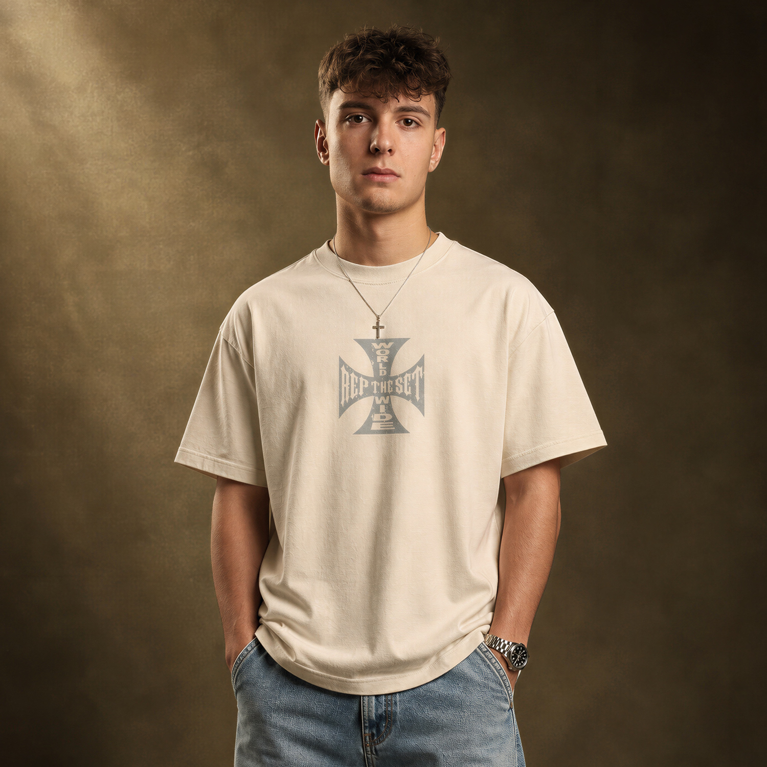 The Customs Tee (Cream)