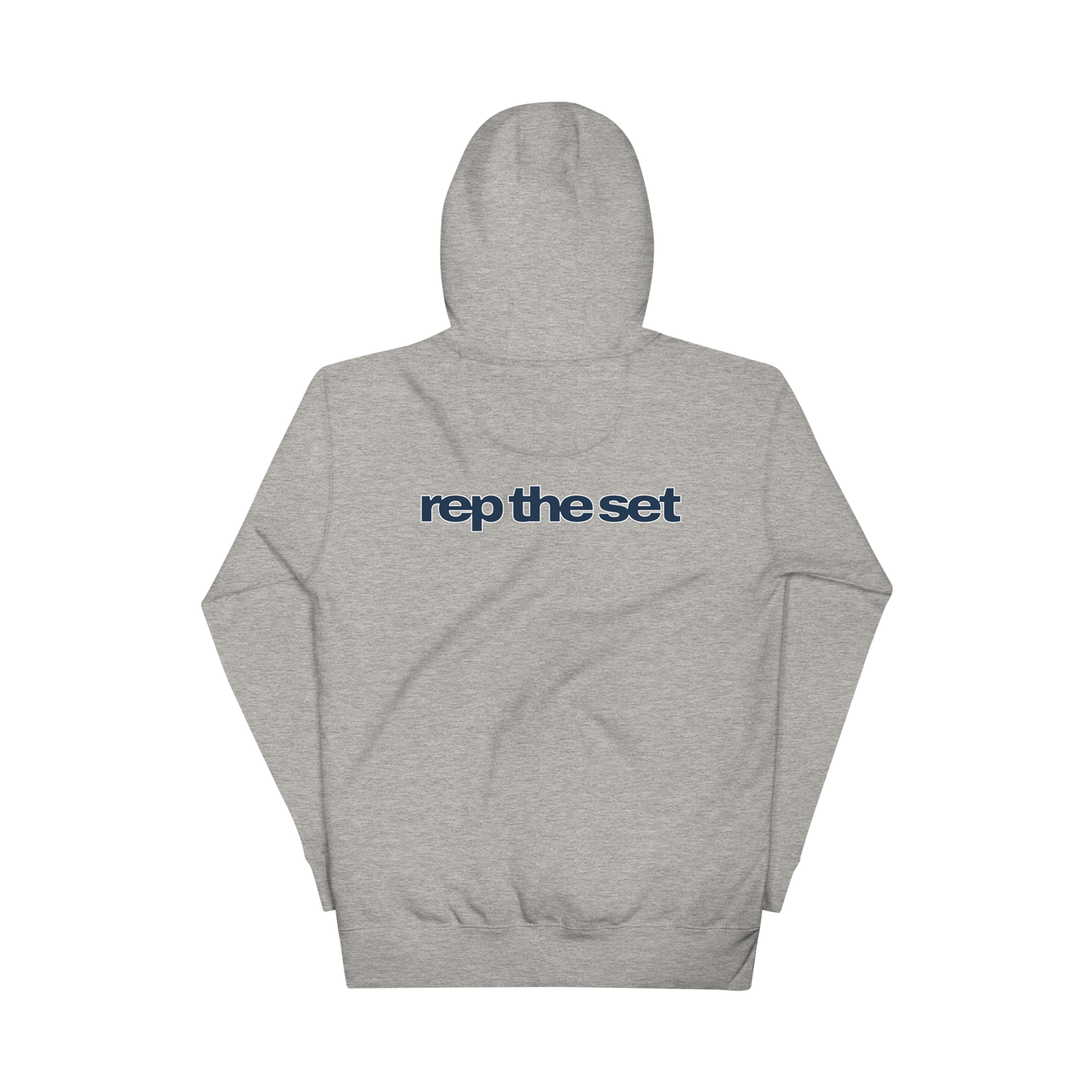Fall Into The Set Hoodie - Heather Grey