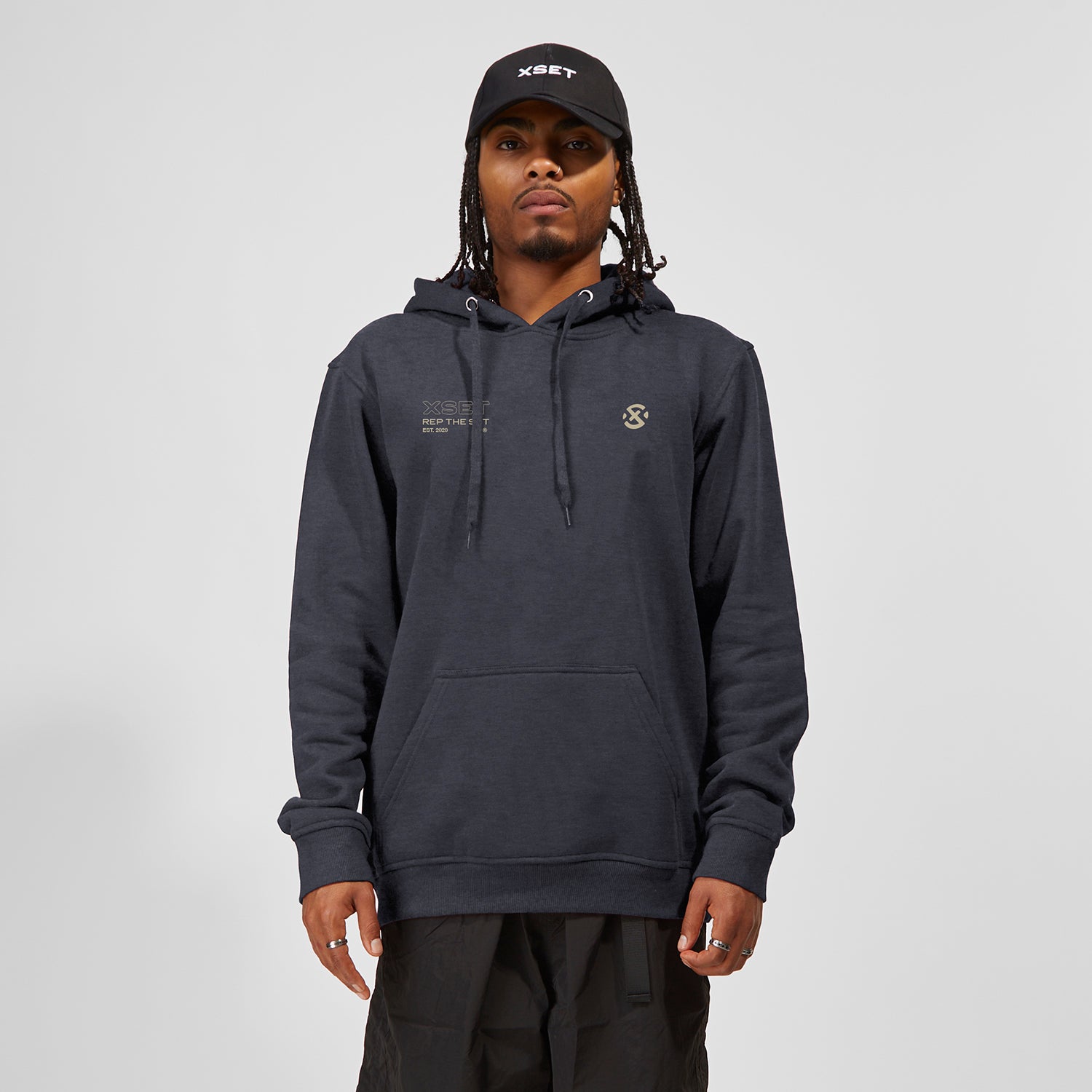 XSET CORE HOODIE - GREY