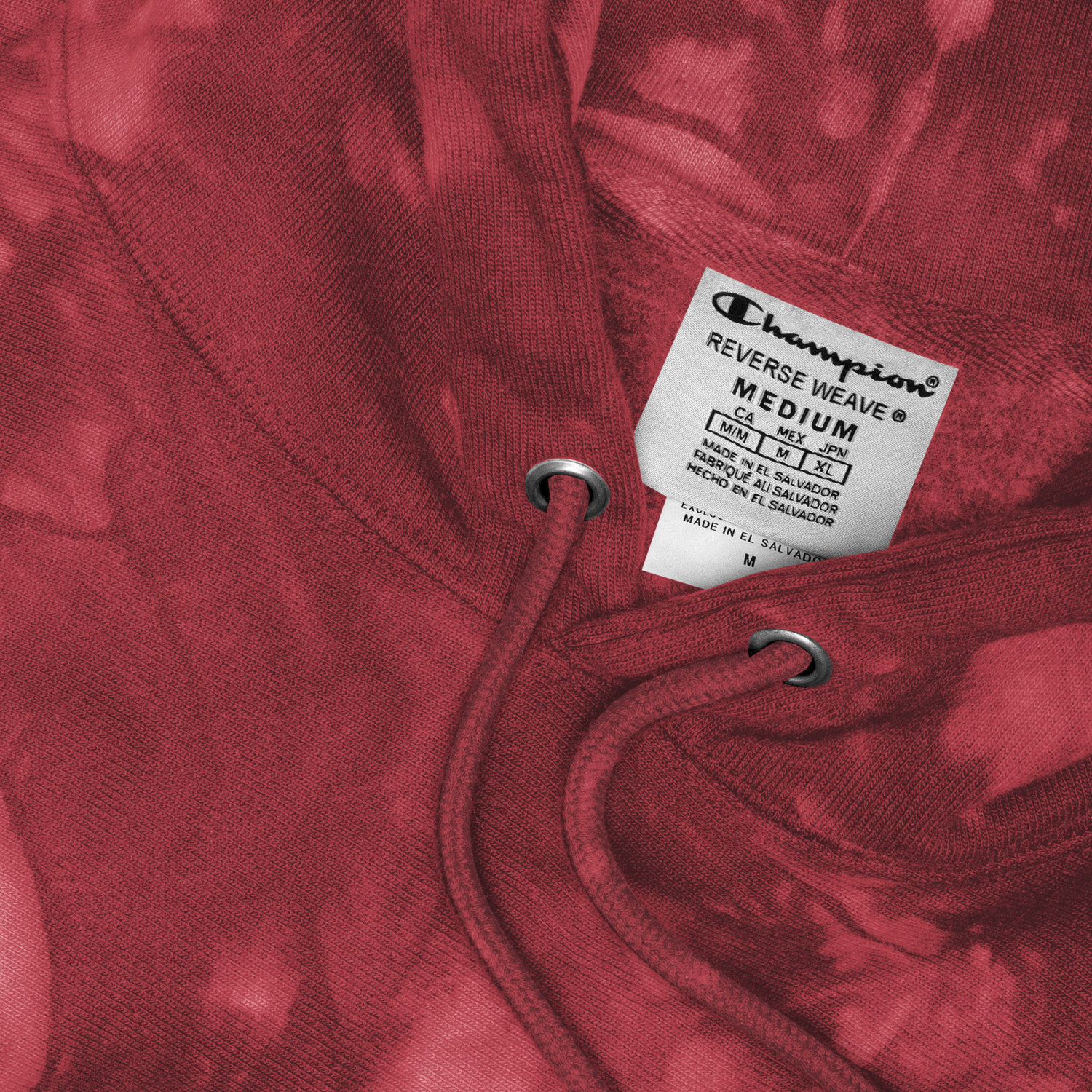 The Crimson Chaos Xset x Champion Embroidered hoodie