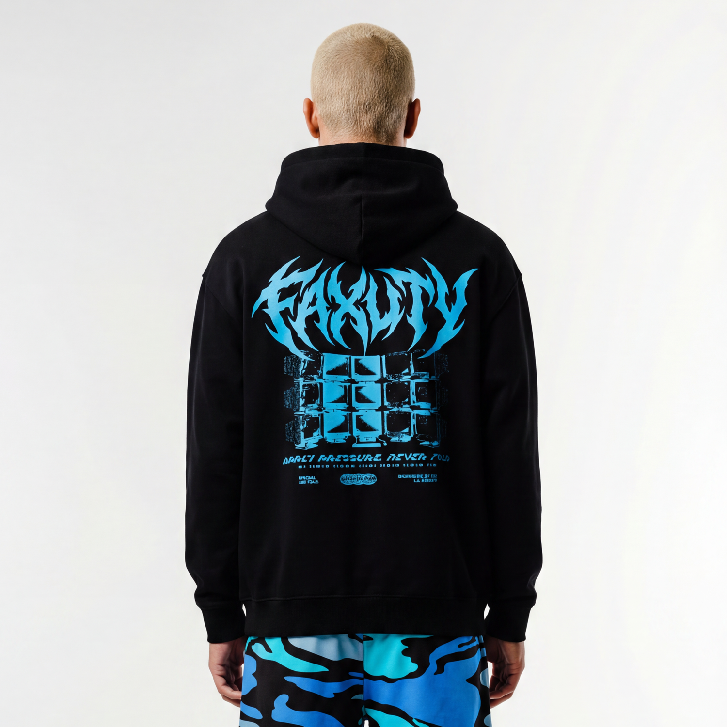 Fax Never Fold Hoodie (Black)