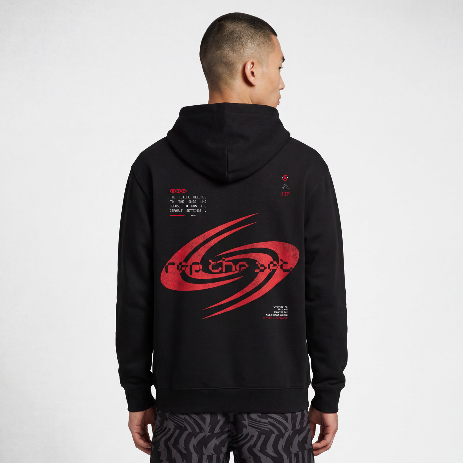 Xset Spiral System Hoodie (Black)