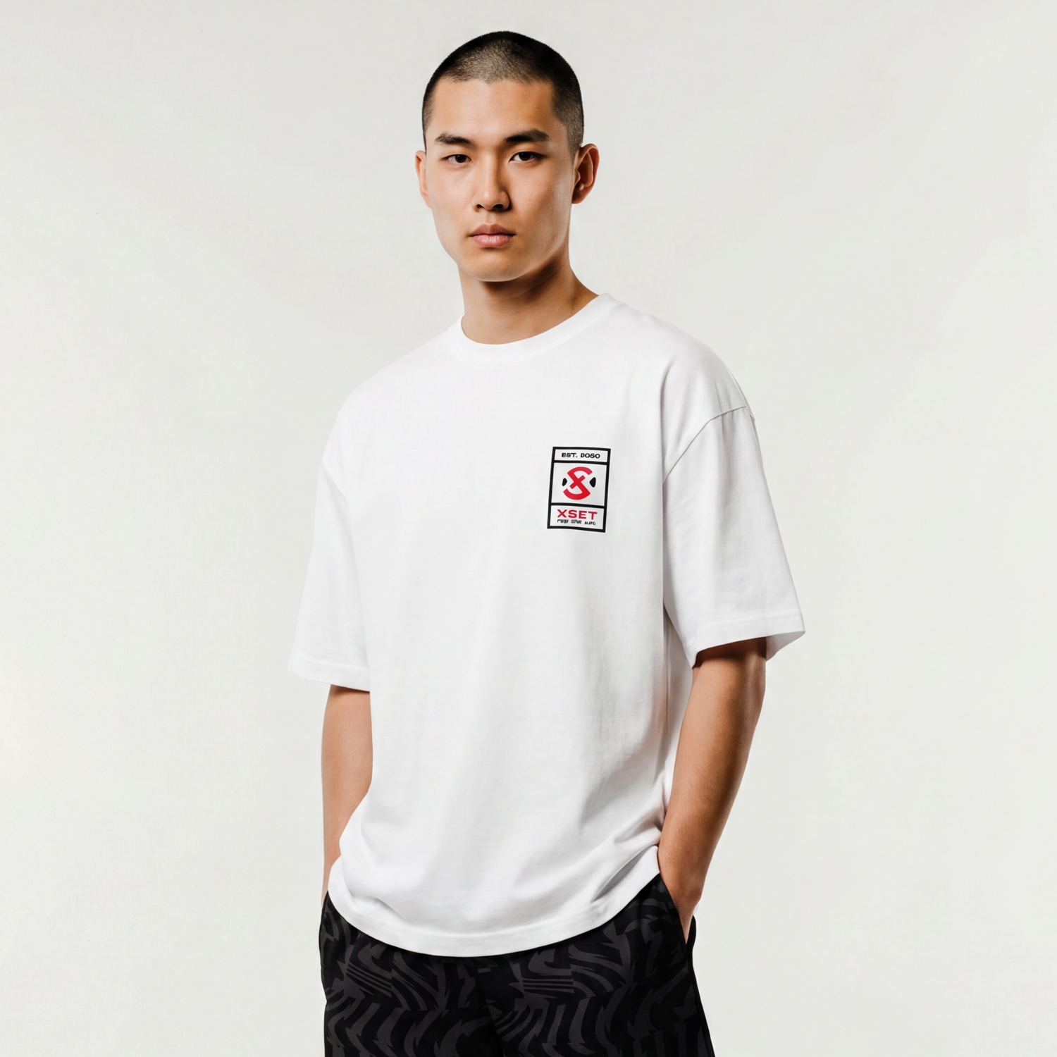 Xset Box Logo SS Tee (White)