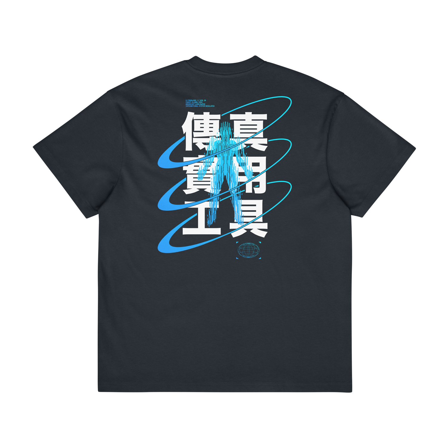 Fax Worldwide SS Tee (Navy)