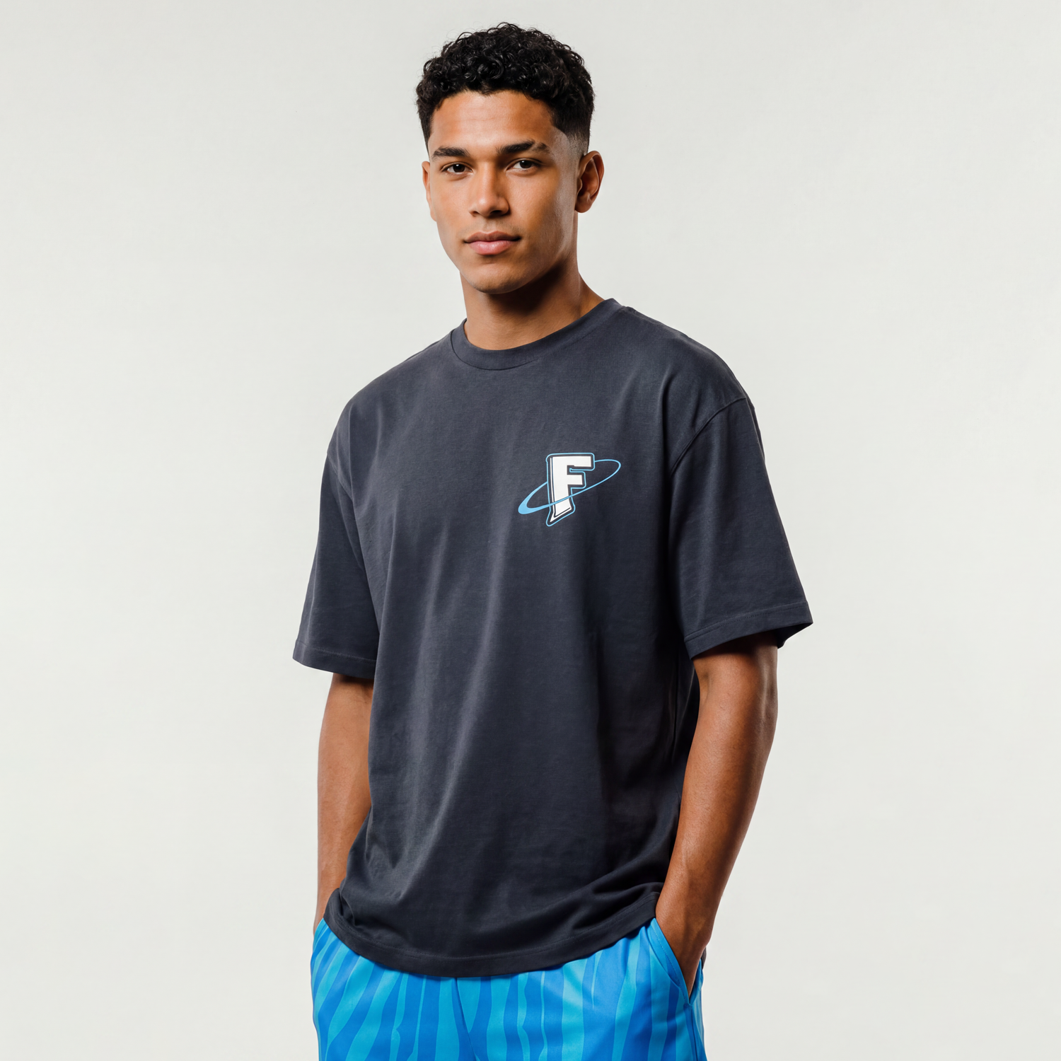 Fax Worldwide SS Tee (Navy)