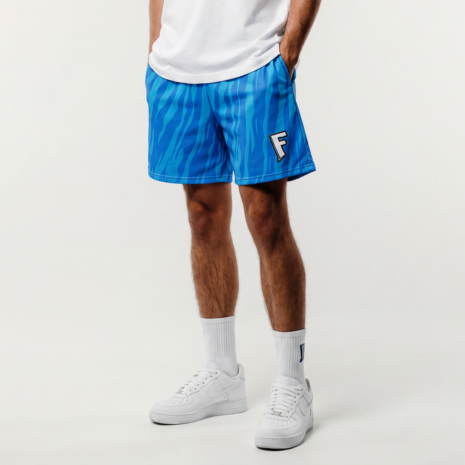 Fax Ripped Signal Athletic Shorts