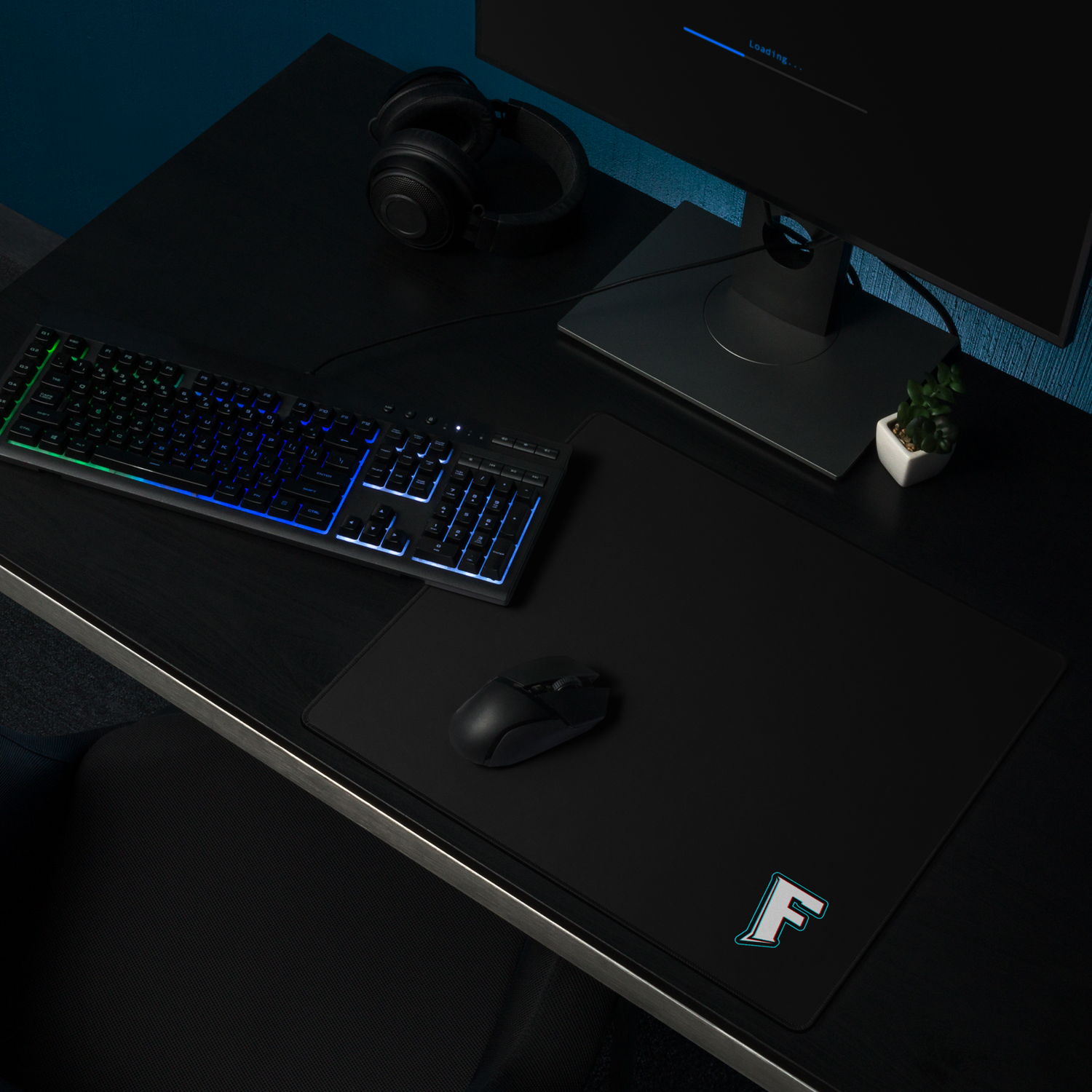 Fax Blackout Gaming mouse pad 18" x 16"