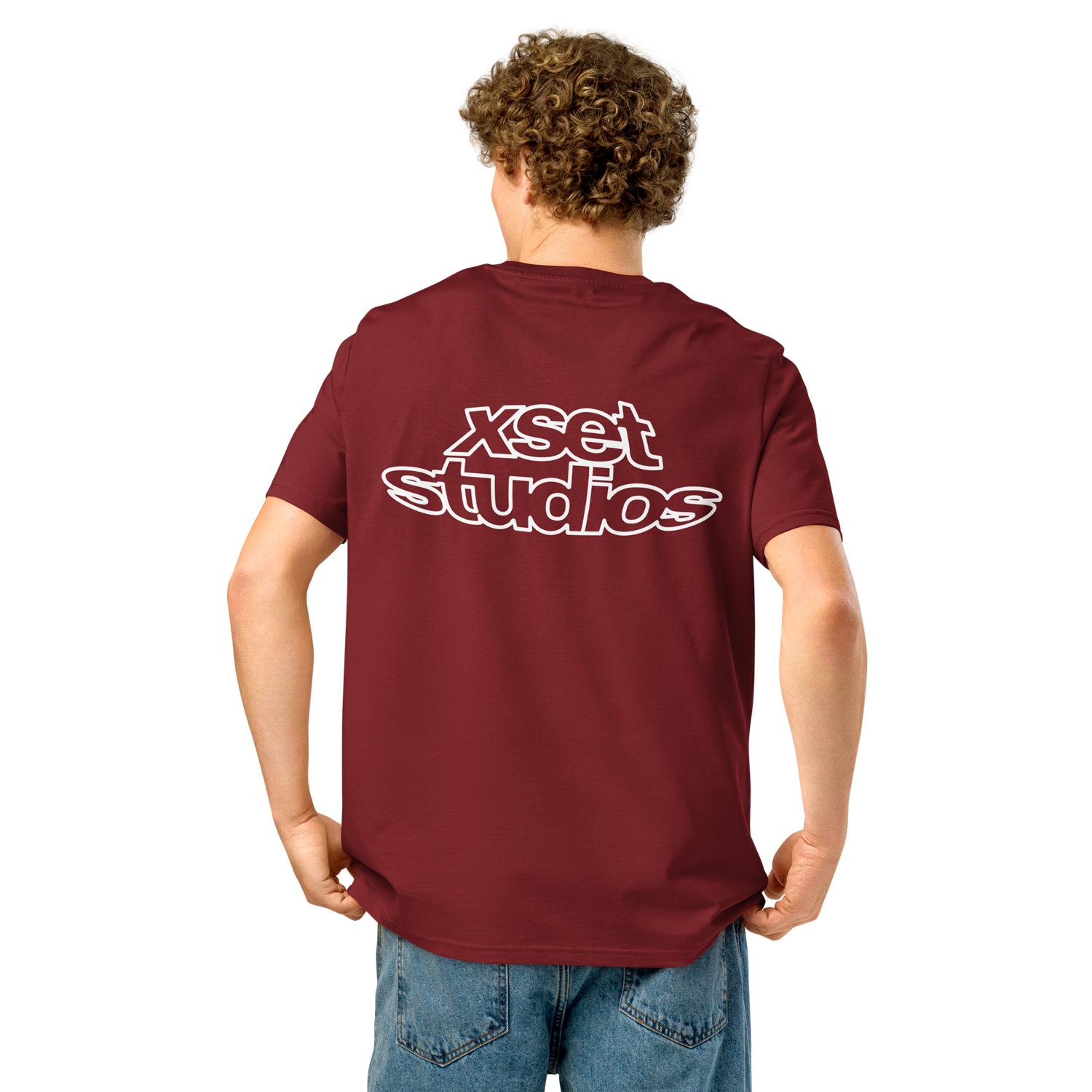 Xset Studios Tee - Burgundy