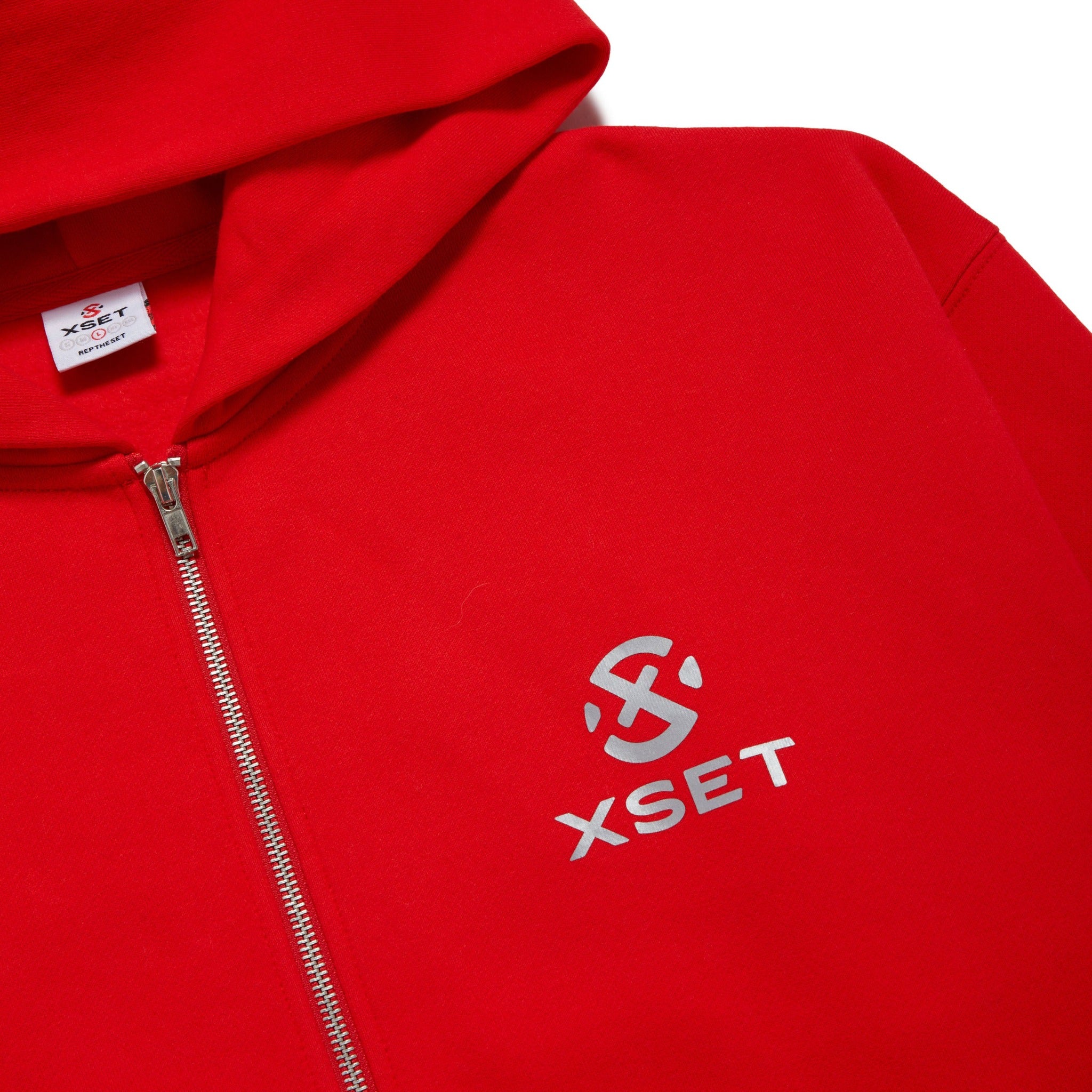 XSET CORE LOGO ZIP HOODIE